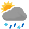 Heavy sleet showers