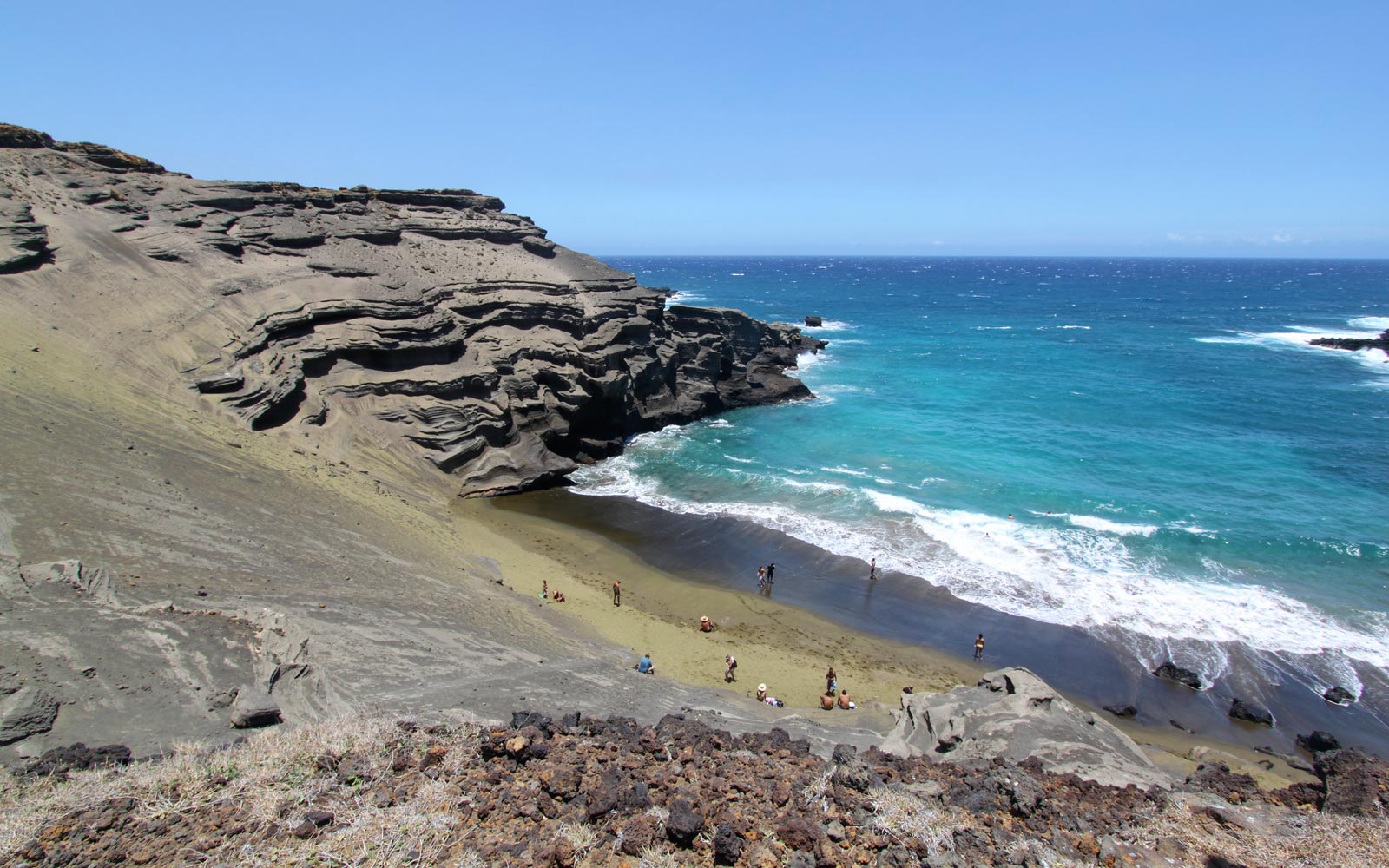 Green Sand Beach / Big Island / Hawaii // World Beach Guide