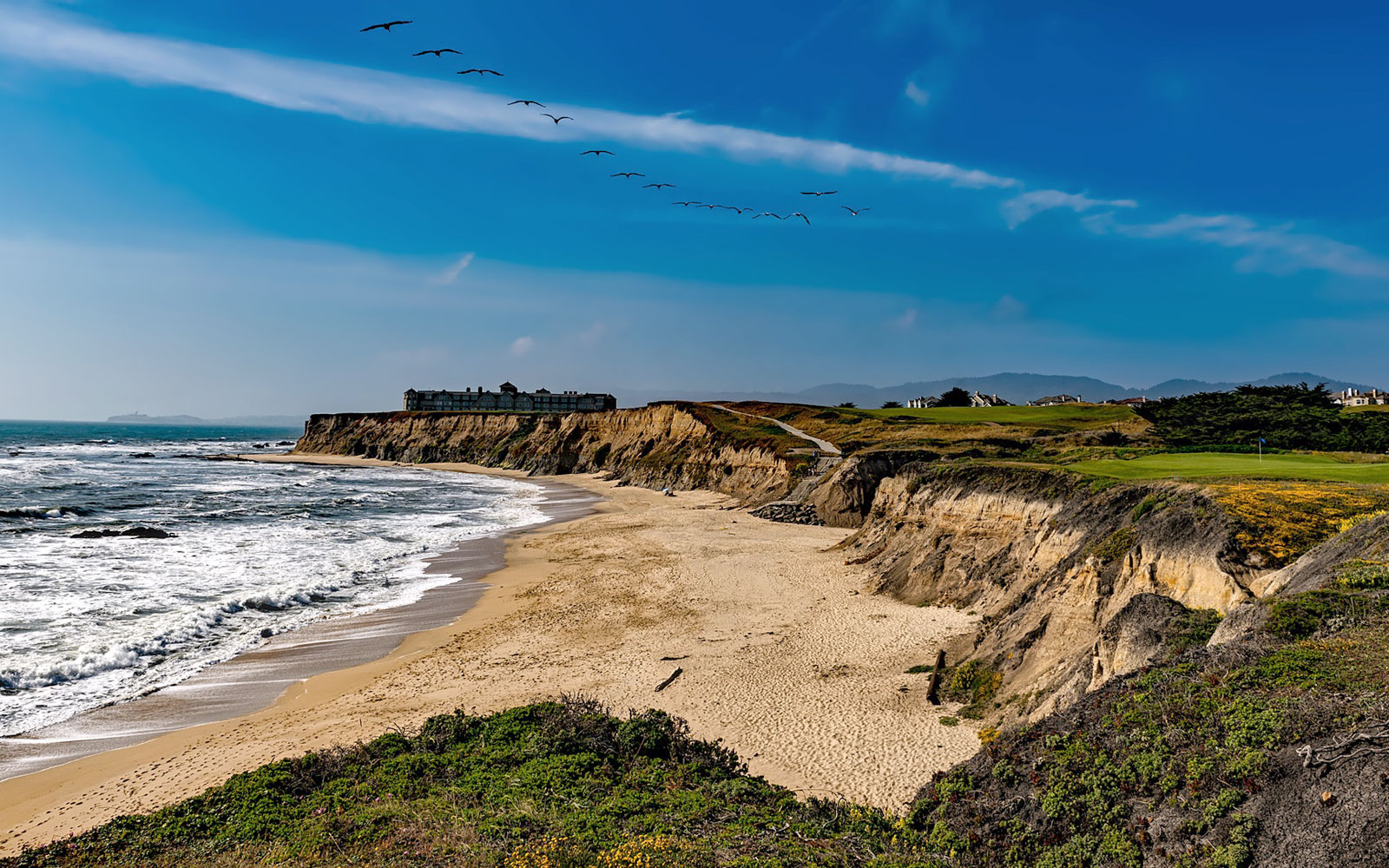 Half Moon Bay State Beach / Northern California / California