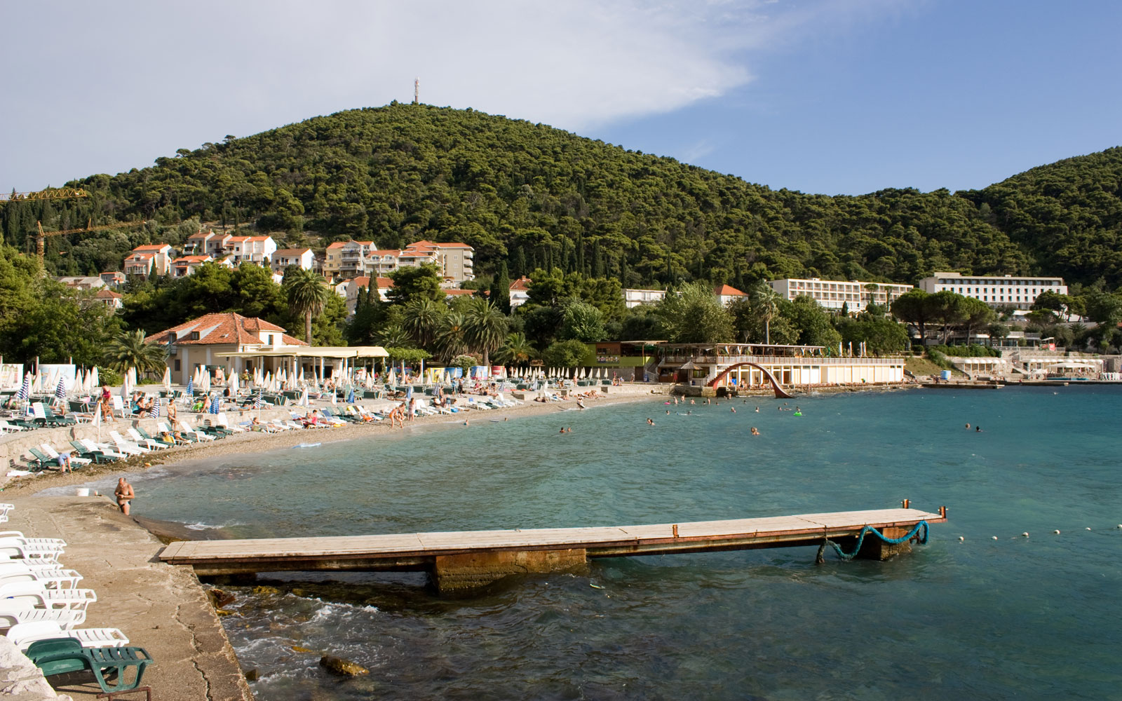 Lapad Beach Dubrovnik Croatia World Beach Guide