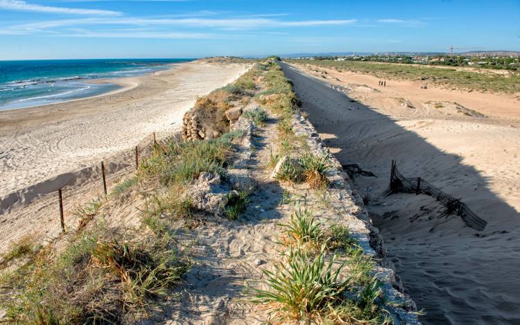 Caesarea Aqueduct Beach