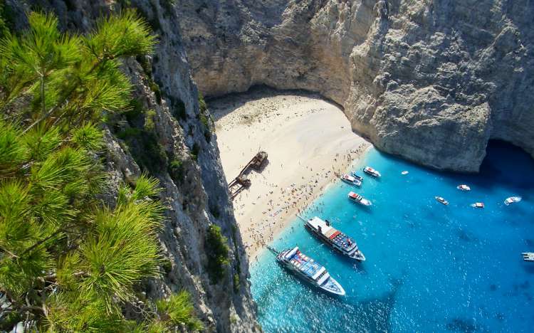 Navagio Beach Zakynthos Greece Info Weather Tide Times