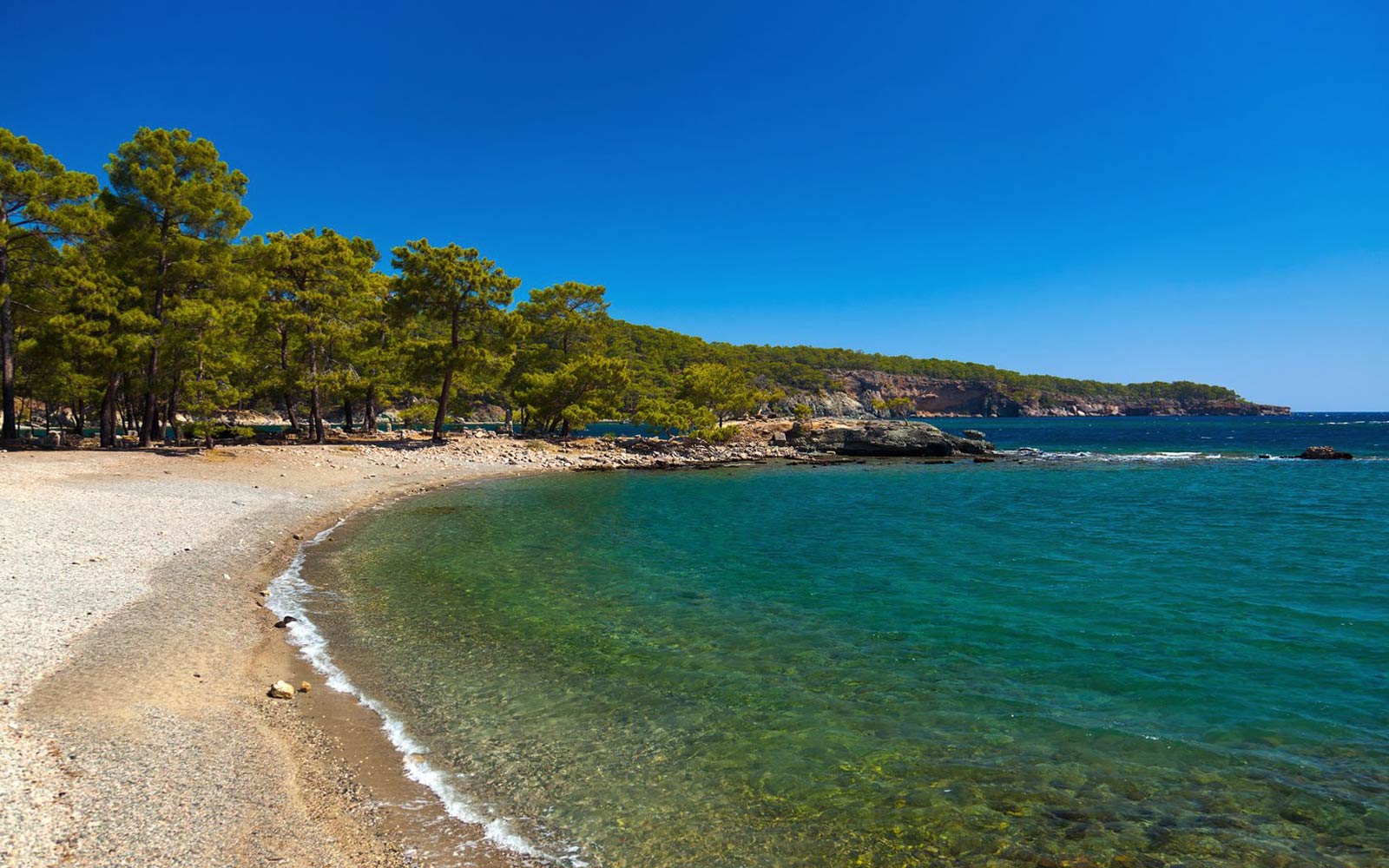 Phaselis Beach / Turquoise Coast / Turkey // World Beach Guide