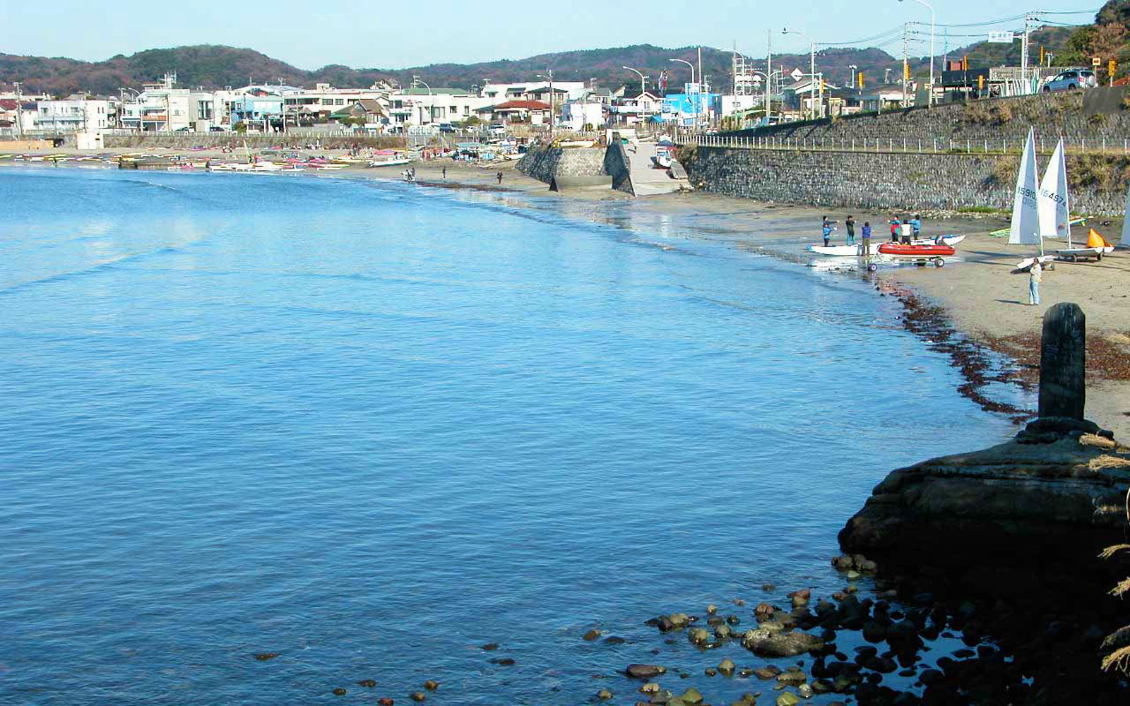 Zaimokuza Beach Honshu Japan World Beach Guide