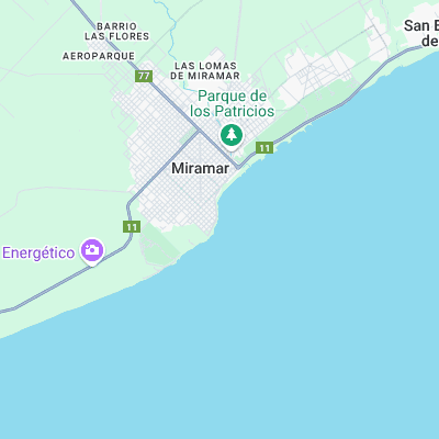 El Muelle surf map