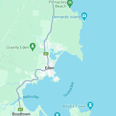 Asling's Beach surf map