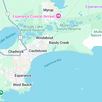 Bandy Creek Groyne surf map