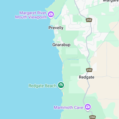 Boodjidup surf map