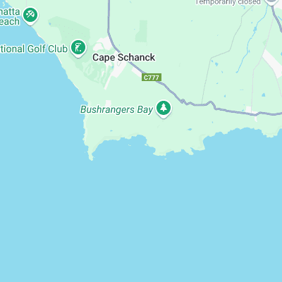 Bushrangers bay surf map