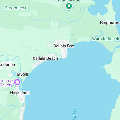 Callala surf map