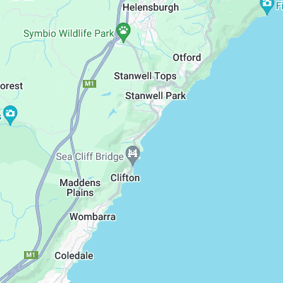 Coalcliff surf map