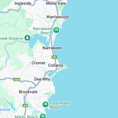 Collaroy End surf map