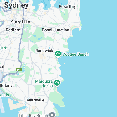 Coogee surf map