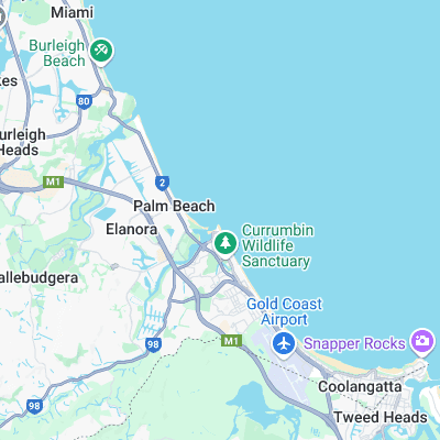 Currumbin surf map