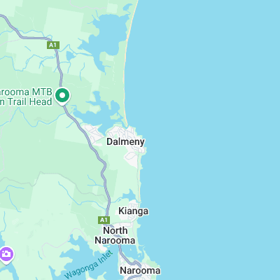 Dalmeny Point surf map