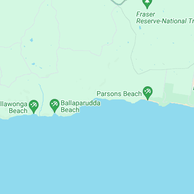 Damo's Bay surf map