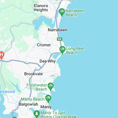 Dee why surf map