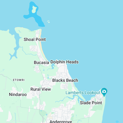 Eimeo surf map