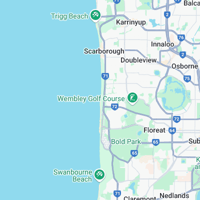 Floreat Groyne surf map