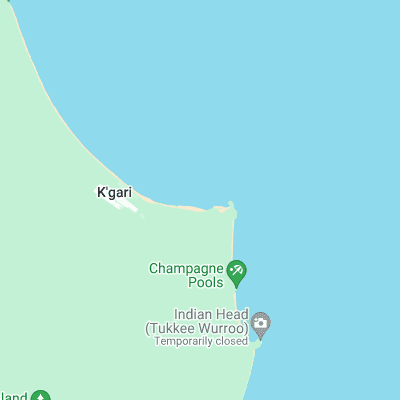 Fraser Island surf map