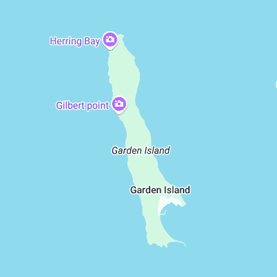 Garden Island surf map