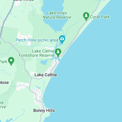 Lake Cathie surf map