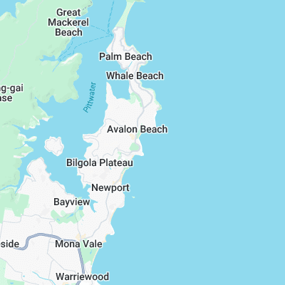 Little Avalon surf map