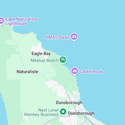 Meelup surf map