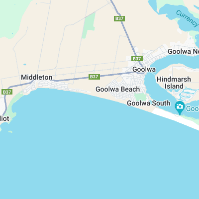 Middleton Beach surf map