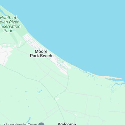 Moore Park Beach surf map