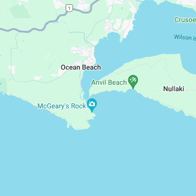 Ocean Beach surf map