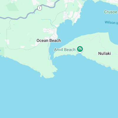 Ocean Beach surf map