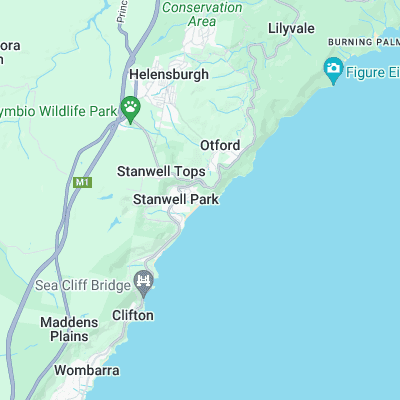Stanwell Park surf map