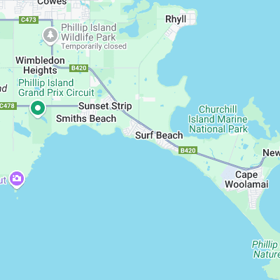 Surfies Point surf map