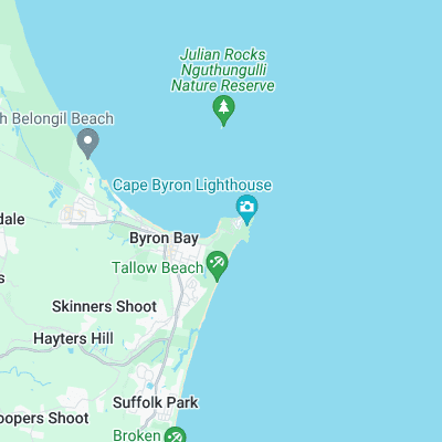 The Pass (Byron Bay) surf map