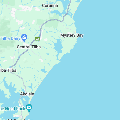 Tilba Point surf map