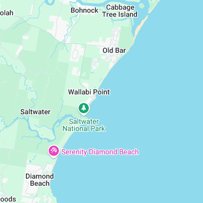 Wallabi Point surf map