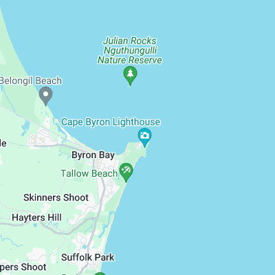 Watego surf map