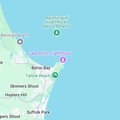 Watego surf map