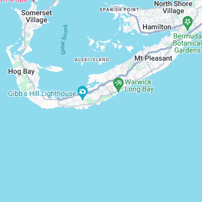 Horseshoe Bay Beach surf map