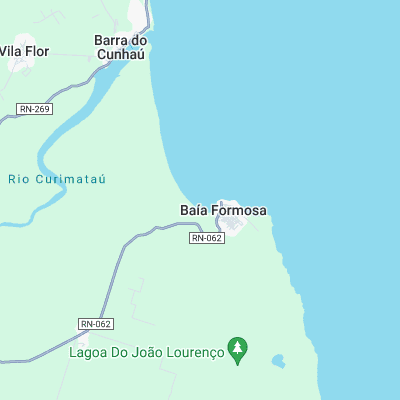 Baia Formosa surf map