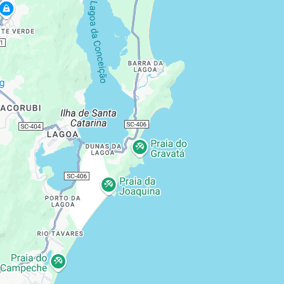 Barra da Lagoa surf map