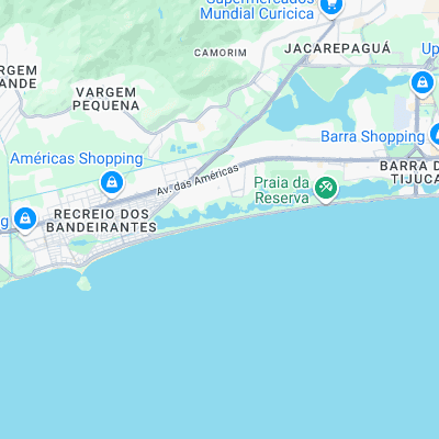 Barra da Tijuca surf map