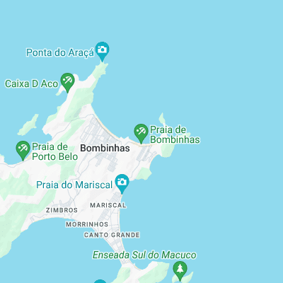 Bombinhas surf map