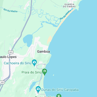 Gamboa surf map