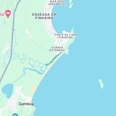 Guarda Do Embaú surf map