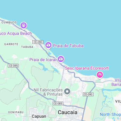 Icarai surf map