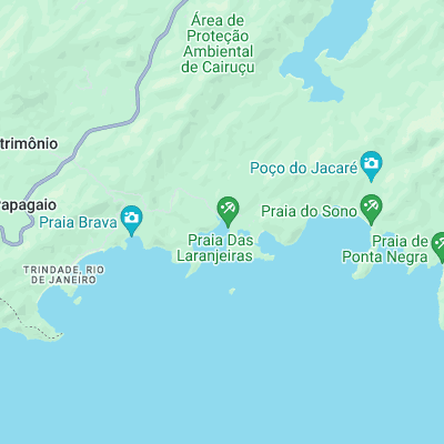 Laranjeiras surf map
