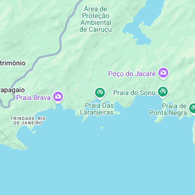 Laranjeiras surf map