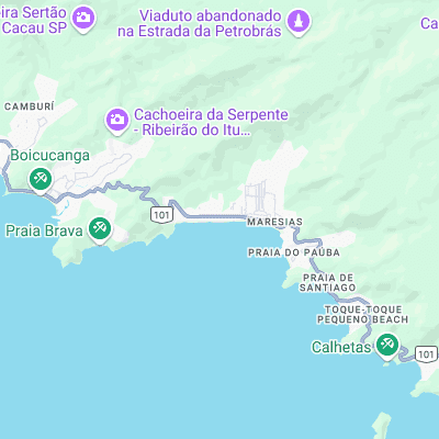 Maresias surf map